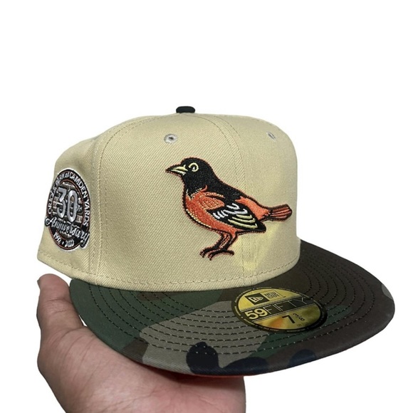 Baltimore Orioles MLB "Munfu Camo" 59FIFTY 7 3/8 - Picture 1 of 4